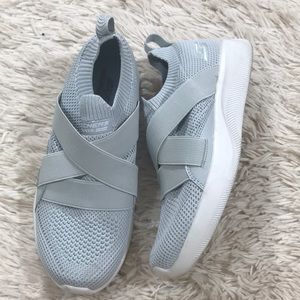 Skechers Solid Light blue/ gray sneakers